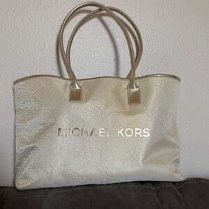 Michael Kors Shimmery Gold Tote